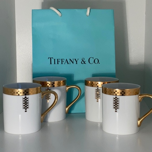 Tiffany & Co. Other - 💙HP💙Tiffany & Co cups set of 4 imperial porcelain mugs